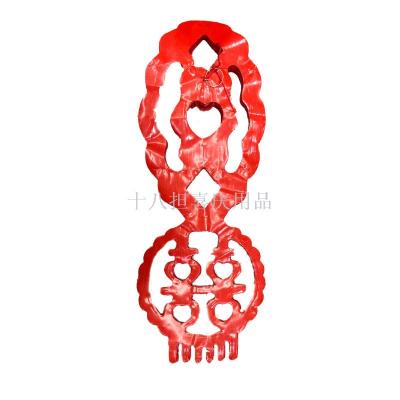 Decoration and decoration Oil red laxi/flower/wedding room layout/wedding decoration/bridal decoration baixi word decoration
