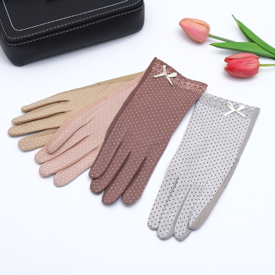Summer ladies depend on gloves anti-uv driving anti-slip breathable gloves outdoor cycling wholesale