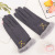 Autumn and winter new gloves ladies gloves hairy outdoor thermal points to manufacturers direct