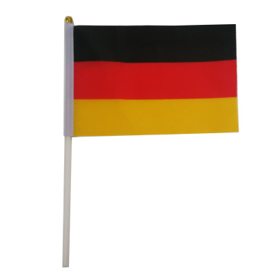 German flag waving flag flag double - sided polyester printing plastic flagpole flag manufacturers direct can be customized
