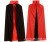 Red and Black Cloak Death Cloak Halloween Adult Wizard Cloak Magic Cloak Vampire Cloak Wholesale