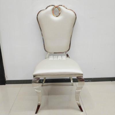 Yiwu factory wholesale Muslim restaurant stainless steel chair Middle East star hotel banquet wedding table and chair