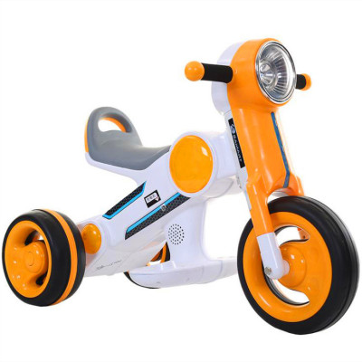 New tricycle electric car dazzles color light music children electric car