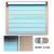Soft Gauze Curtain Roller Curtain Office Conference Room Dimming Curtain Double Louver Shading Cortina Duo Roller