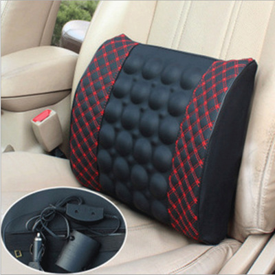 Automotive Waist Cushion Electric Massage Back Cushion Car Lumbar Pillow Car Waist Pad Seat Back Waist Support Waist Support Cushion