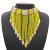 European and American foreign trade fashion rice bead tassel necklace female national style creative handmade multi-layer collar chain jewelry