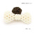 Japanese new bowknot pearl hairpin Korean sweet hollow pearl duck mouth clip alloy hairpin edge clip hair accessories