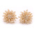 Europe and America foreign trade DIY crystal knitting earrings female Korean fashion star earrings small ornaments express earrings clip