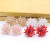 Europe and America foreign trade DIY crystal knitting earrings female Korean fashion star earrings small ornaments express earrings clip