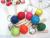 Korean mini baseball key chain fashion fashion key ring creative 3.0 baseball two-piece set for sports