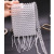 Transparent beaded bag for mobile phone new ins pearl acrylic tassel cross-body bag hand-woven single-shoulder bead bag