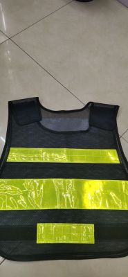 Lattice reflective vest and Black mesh reflective vest