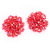 Europe and the United States creative rice bead knitting earrings han edition ladies fashion checking crystal earrings earrings small ornaments wholesale