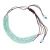 New European and American fashion rope woven rope crystal bracelet DIY handmade creative girl bracelet wholesale