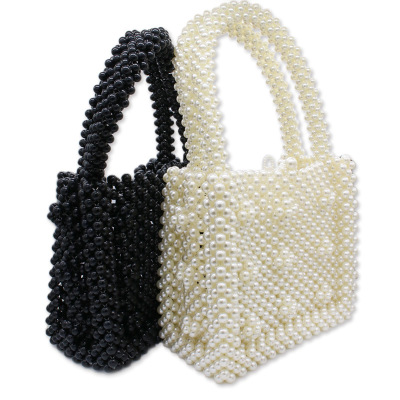 Handmade pearl dinner bag European and American ladies banquet bag socialite dress jewelry bag handbag lady