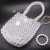 Web celebrity ins hand-woven beaded shoulder bag