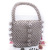 European and American cross-border handmade pearl woven bag Korean fashion bebeaded jewelry bag dinner party hand bead bag female