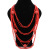Foreign trade cross-border fashion rice bead necklace Bohemian national style hand-woven chain necklace jewelry female