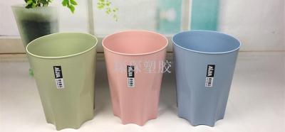 Creative trash bin household living room bathroom kitchen multi-purpose plastic garbage canister 283