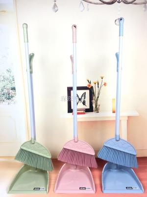 Sweep dustpan set combination of household soft wool sweep wiper broom 293-