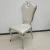 Simple stainless steel chair customized European and American fashion dining chair high-end hotel party wedding chair