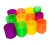 Rainbow Spring Children's Baby Early Childhood Education Luminous Magic Elastic Spring Ring Trap Stacked Cup Jengle Toy