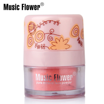 Music Flower Makeup Blush Natural Color Lasting Three-Dimensional Face Powder Clear Nude Makeup Rouge M1021