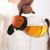 Cartoon Woodpecker Automatic Switch Glass Oiler with Handle Non-Wall Seasoning Bottle Kitchen Finishing Supplies