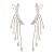 High-Key Dignified Earrings Women's Ear Clip Long Tassel Earrings