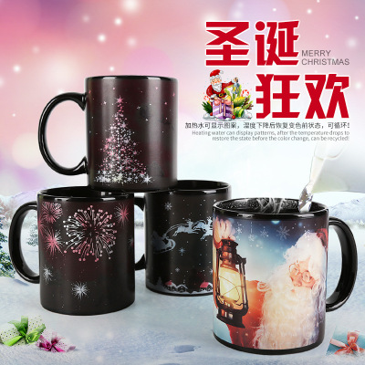 Ceramic cup Christmas gift export ceramic cup wholesale