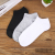 Casual spring and autumn style thick socks classic black and white Casual sports short tube socks