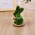 Factory Direct Sales Easter Toy Flocking Doll Micro Landscape Garden Decoration Moss Rabbit Simulation Pot Decoration