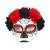 Factory Direct Sales Venice Demon Mask Masquerade Clown Mask Sample Custom Half Face Mask Wholesale
