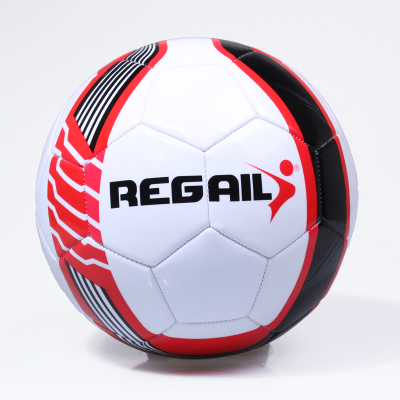 REGAIL, no. 5, 5003, soccer ball,PVC, winding bladder, machine-sewn soccer ball
