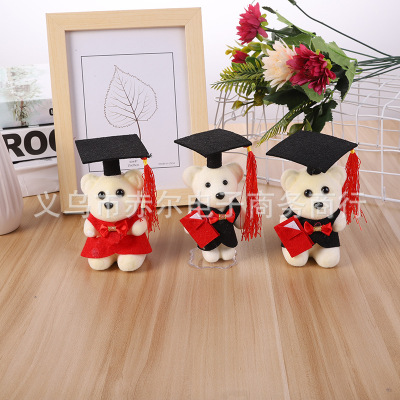 New Creative Teacher's Day Student Graduation Season Doctor Bear Doll Foam Plush Toy Cute Teddy Bear Doll