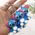 Creative Cute Cartoon Blue Stitch Key Ring Buckle and Chain Bag Car Key Small Gift Pendants Accessories