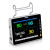 Medical multi-parameter monitor electrocardiogram machine Patient monitor