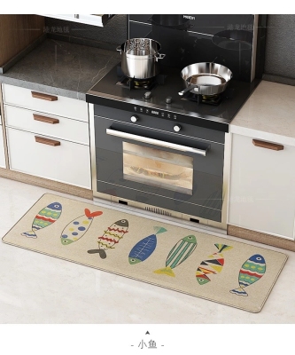 Linen Rubber Floor Mat