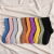 Women's socks are made of cotton, middle tube stockings
