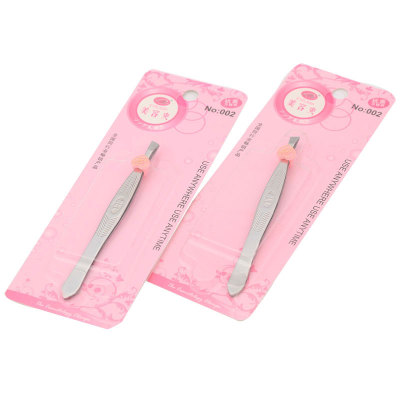 Flat edge plucking stainless steel eyebrow clip eyebrow shaping tool diagonal eyebrow tweezers eyebrow clip