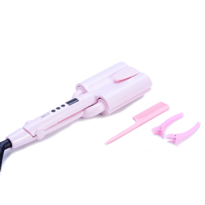 Guowei Electric Appliance Factory Direct Sales South Korea Hair Curler Water Ripple Hair Curler Three Rods Wave Hair Harmless Curlers