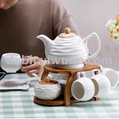 Creative ceramic coffee cup set european-style simple afternoon tea coffee cup set with a combination of plate and spoon