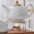 Creative ceramic flowers and plants tea set Korean simple home office ceramic kettle and teacup set can be heated