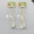 6 PCs a Pack of Small Glue Spoon Spoon Spoon Children's Plastic Small Spoon Small Rice Spoon Soup Spoon Two Yuan Shop Hot Sale