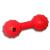 Manufacturers direct sale dog rubber dumbbell toys sound bite resistant vanilla flavor pet puzzle pet toys