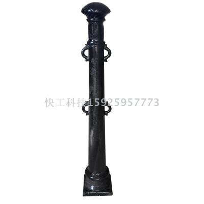 Cast iron column Roman column river landscape fence cast iron column