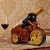 Resin Crafts European Motorcycle Clock Wine Rack Wine Cabinet Decoration Ornaments Wholesale