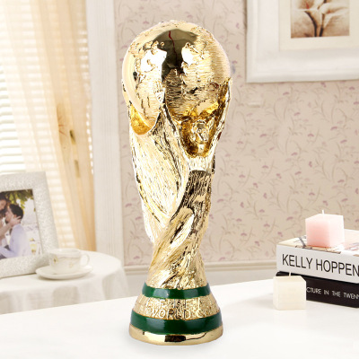 Resin Crafts World Cup 1:1 Model FIFA World Cup Football Trophy Customized Fans Souvenir