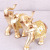 Resin Crafts European Gold Elephant Ornaments Creative Living Room Wine Cabinet TV Cabinet