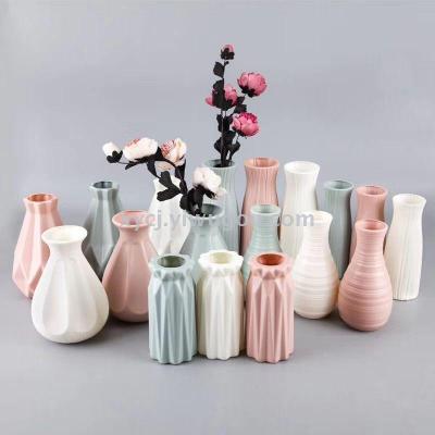 Creative plastic vases new PE drop vases office vases more than optional dry flower vases